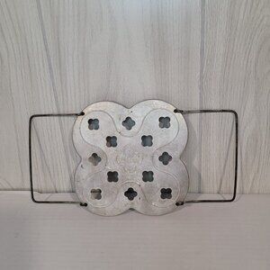 Vtg Club Aluminum Roaster Meat Lifter Turkey Ham Roast Handles Tray Rack